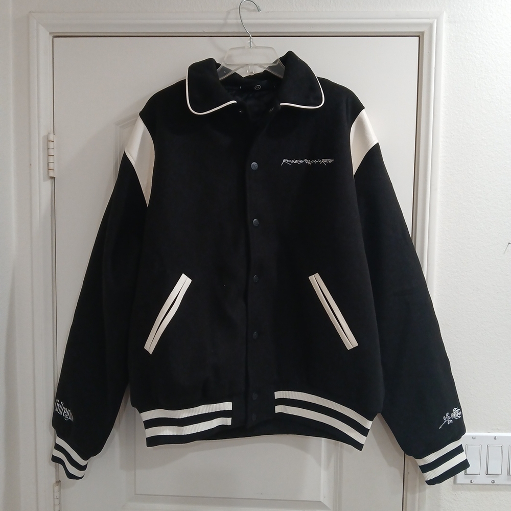 Black and White Varsity Jacket